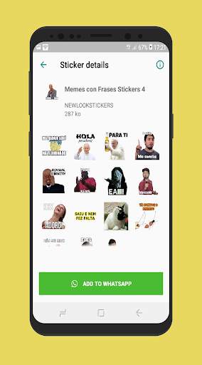 WAStickerApps - Memes Frases Sticker para WhatsApp screenshot 9