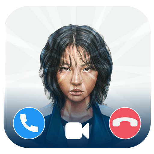 squid player 067 HoYeon Jung fake call video&amp;chat icon