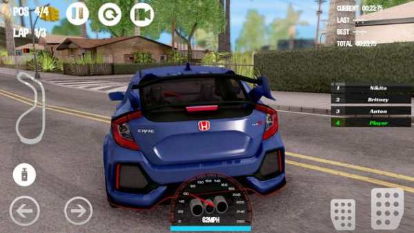 Car Racing Honda Game screenshot 1