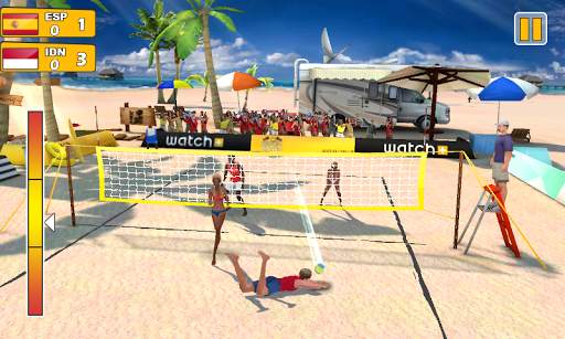วอลเลย์บอลชายหาด 3D screenshot 4