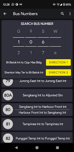 SG NextBus screenshot 6