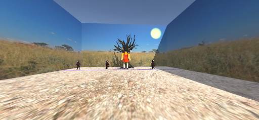 Squid Green Red Light Run Game screenshot 1