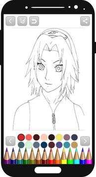 Naruto coloring book screenshot 5