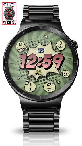 Comic Pow HD Watch Face screenshot 7