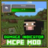 Damage Indicator Mod MCPE logo