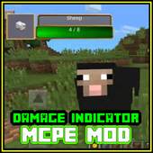 Damage Indicator Mod MCPE 2.0