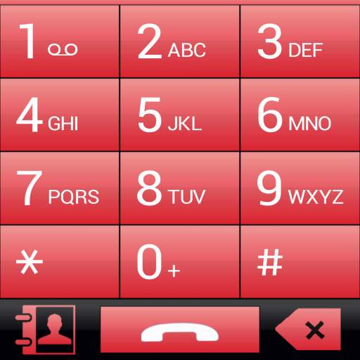 THEME FOR EXDIALER GLASS RED 1.0