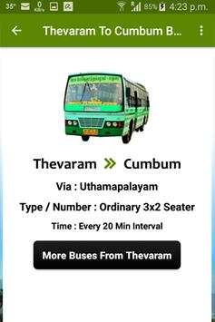 Thevaram Bus Info screenshot 3