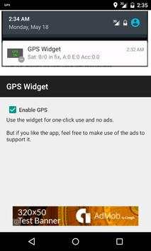 GPS Lock Widget screenshot 1