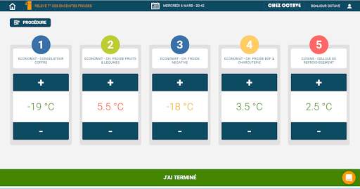 Octopus HACCP screenshot 3