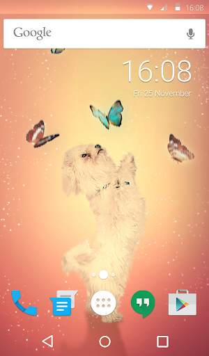 Playful Dog Animated Keyboard   Live Wallpaper screenshot 6