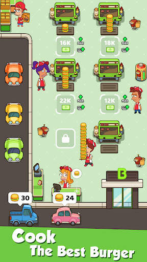 Idle Burger Tycoon-Burger shop screenshot 4