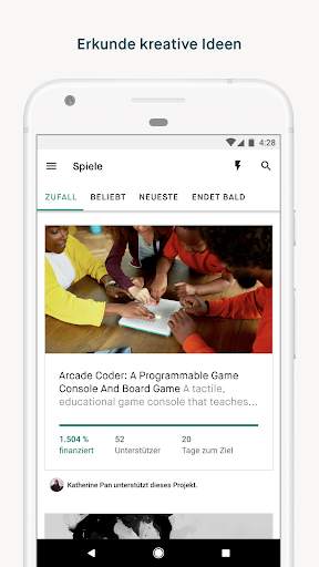 Kickstarter screenshot 1