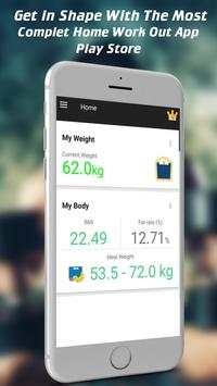 Home Workouts - No Equipment 2018 screenshot 3