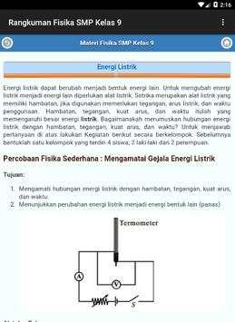 Rangkuman Fisika SMP Kelas 9 скриншот 4