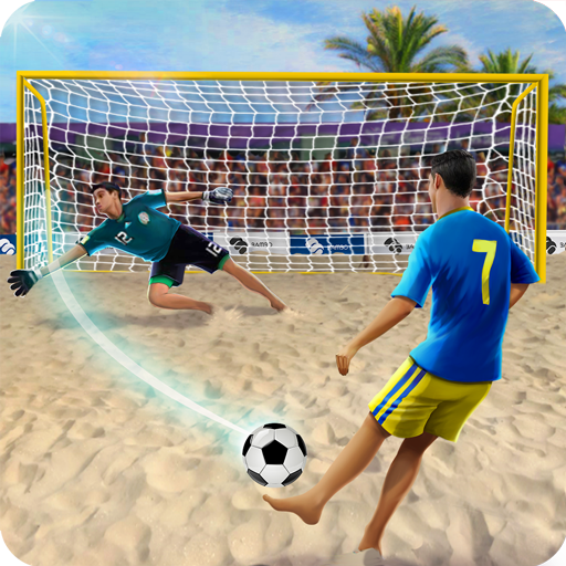 Schießen Tor - Beach Soccer Spiel icon