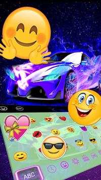 Flaming Car Keyboard screenshot 3