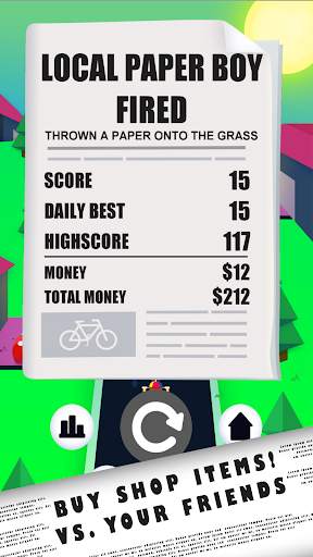 Paperboy - Endless Bicycle Game screenshot 4