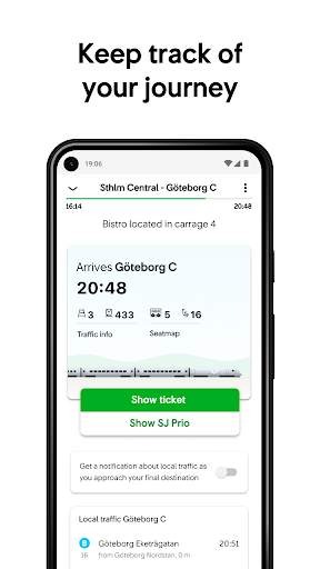 SJ - Trains in Sweden screenshot 3