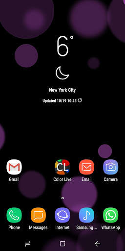 AMOLED Color Live Wallpaper screenshot 8
