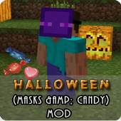 Halloween Masks&Candy Mod MCPE 1.0