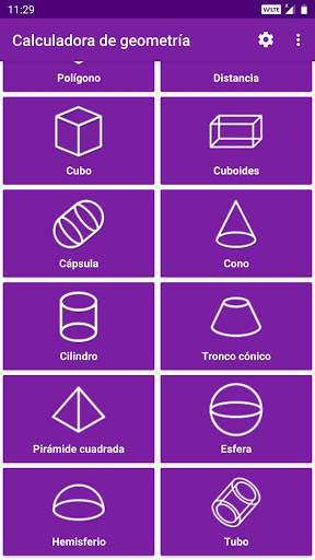 Calculadora de geometría screenshot 2