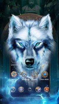 Fancy gold ice wolf theme screenshot 3