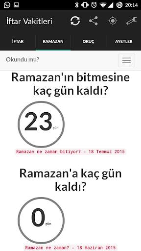 İftar ve Namaz Vakitleri скриншот 2
