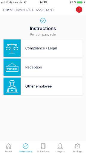 CMS Dawn Raid App screenshot 3