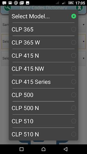 error codes for samsung скриншот 2