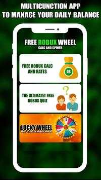 Robux 2020 | Free Robux Spin Wheel For Robloxs screenshot 1