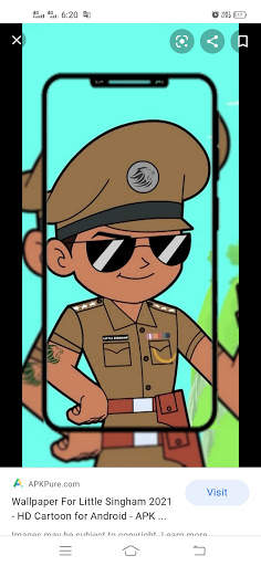 wallpaper little Singham screenshot 4