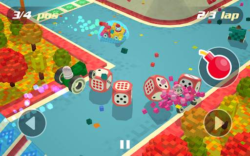 Pixel Car Racing Blocky Crash screenshot 10