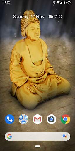 3D Buddha Live Wallpaper and Screen Saver screenshot 1