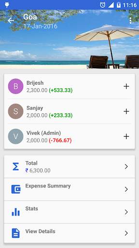 Trip Expense Manager screenshot 2