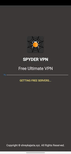 Fast, Free & Secure VPN - SPYDER VPN screenshot 1