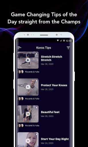 Koros - dance classes at home screenshot 3