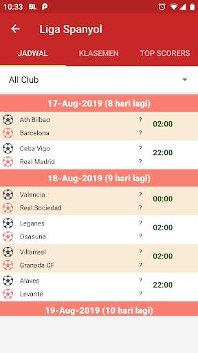 Jadwal Bola screenshot 5