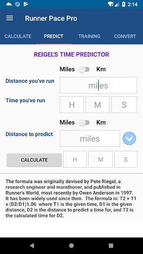 Pace Calculator Pro Running App FREE by StripeFit 3 تصوير الشاشة