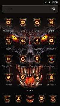 Horror Devil Skull Blood King Theme screenshot 5