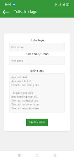 Lirik lagu Pro screenshot 4