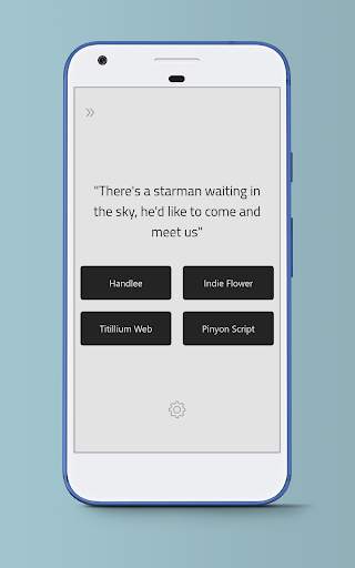 Fleexy Quiz: Guess the font! screenshot 2