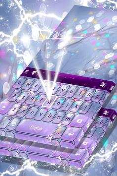 Purple Glitter Glare Keyboard screenshot 1
