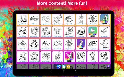 Cake Coloring Pages Game for kids 🎂 screenshot 14