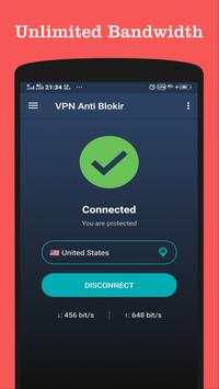 Free VPN Anti Blokir - Fast and Secure VPN 3 تصوير الشاشة