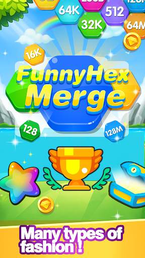 Funny Hex Merge screenshot 1