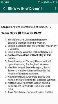 CricTips - Best Dream11 Fantasy Cricket Informer screenshot 7