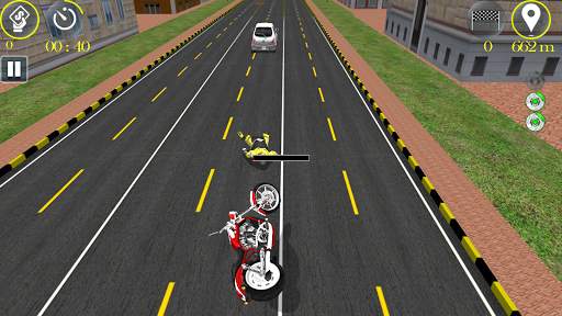 The Race: 3D Motorcycle Racing & Fighting Game screenshot 4