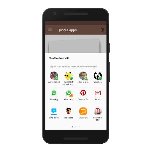 Quotes app 6 تصوير الشاشة