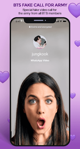 BTS Fake Video Calls for ARMY screenshot 3